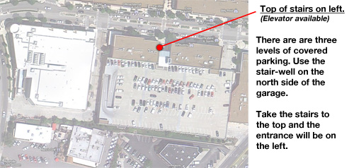 Meetup google map parking explanation