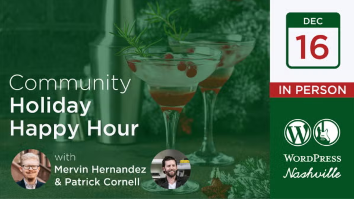 Community Holiday Happy Hour – Dec 16